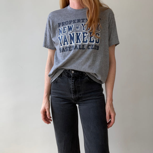 1980s New York Baseball Club T-Shirt - Screen Stars 50/50 IYKYK