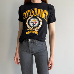 1980s Pittsburg Steelers NFL (Now For Ladies) T-Shirt by Artex