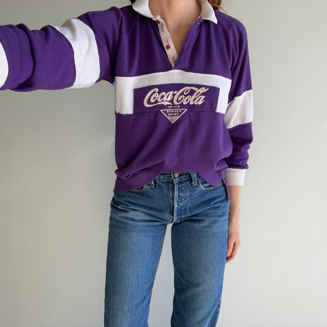 1990/2000s Coke Rugby Shirt/Sweatshirt