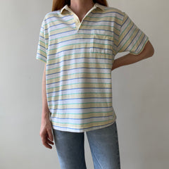 1970/80s Striped Polo Shirt