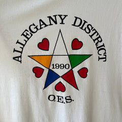 1990 Allegany District O.E.S. T Shirt