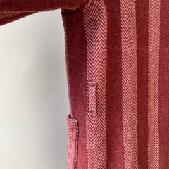 1940s Pilgrim Beacon Blanket Smoking Jacket with Sash - TINA COLLECTION