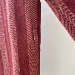 1940s Pilgrim Beacon Blanket Smoking Jacket with Sash - TINA COLLECTION