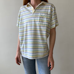1970/80s Striped Polo Shirt