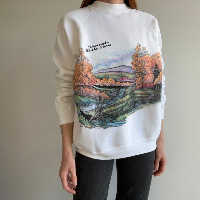 1991 Ohiopyle State Park Wrap Around Sweatshirt