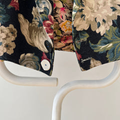 1980s Tapestry Floral Blazer - Silk Lined