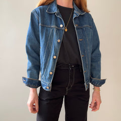 1980s/90s Lined J. Crew Denim Jacket - USA Made