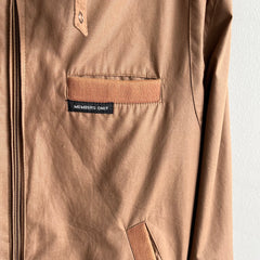 1980s Members Only Coffee Colored Jacket