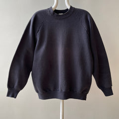 00s Heavy Weight Blank Black Sweatshirt par FOTL - Structuré