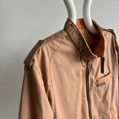 1980s Members Only Coffee Colored Jacket