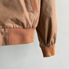 1980s Members Only Coffee Colored Jacket