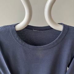 1980s Navy Faded Thermal Shirt
