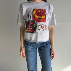 1995 Kansas City Chiefs DIY Cropped T-Shirt !!!!!