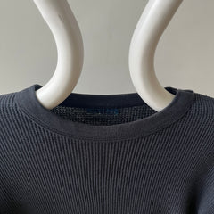 1980s Faded Black Thermal Shirt