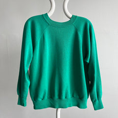 1980s Sun Faded Green Sweatshirt by Pannill (IYKYK)