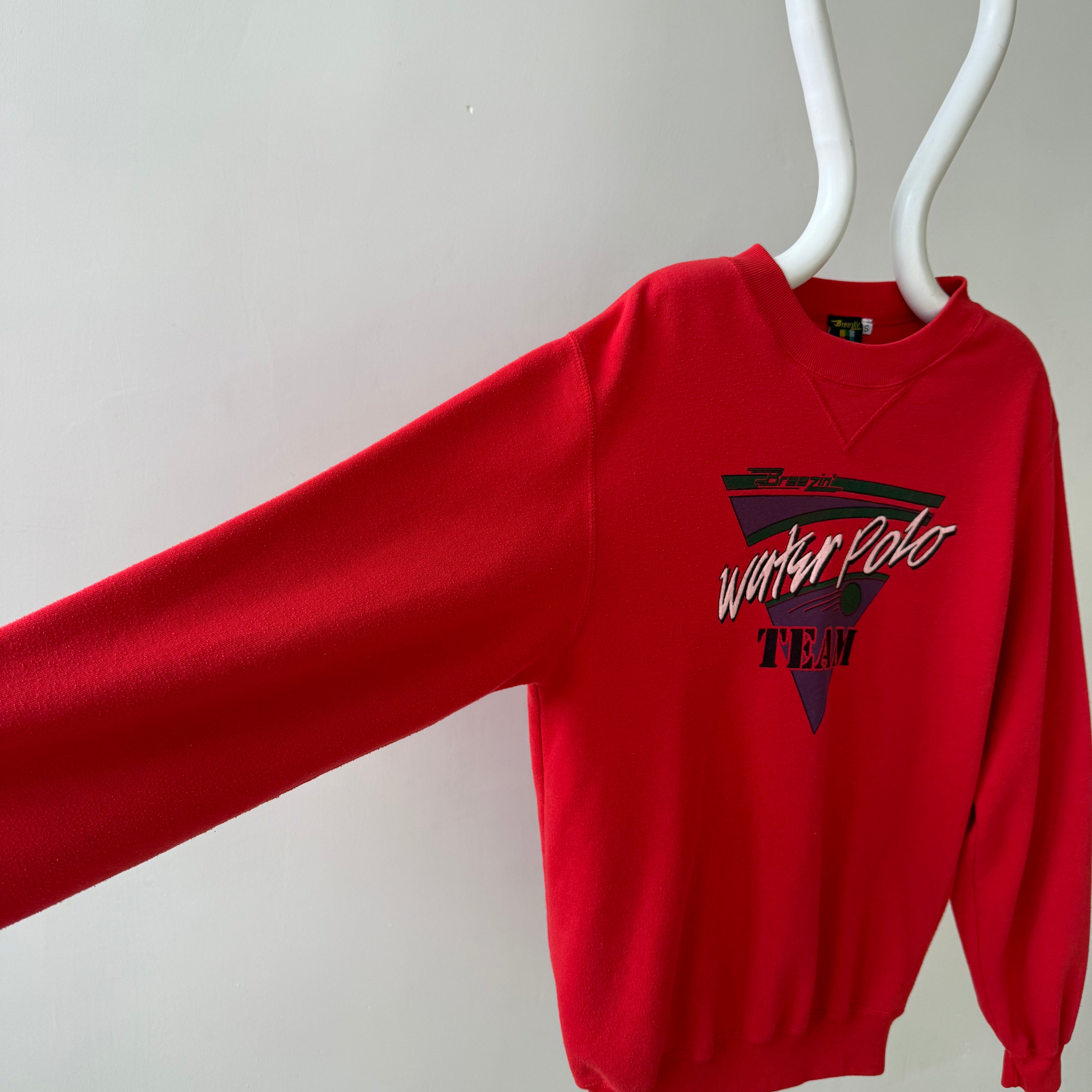 1980s/90s Breezin Water Polo Team Sweatshirt