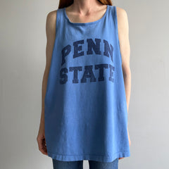 1980s Sun Faded and Bleach Stained Penn State Tank Top - YES PLEASE