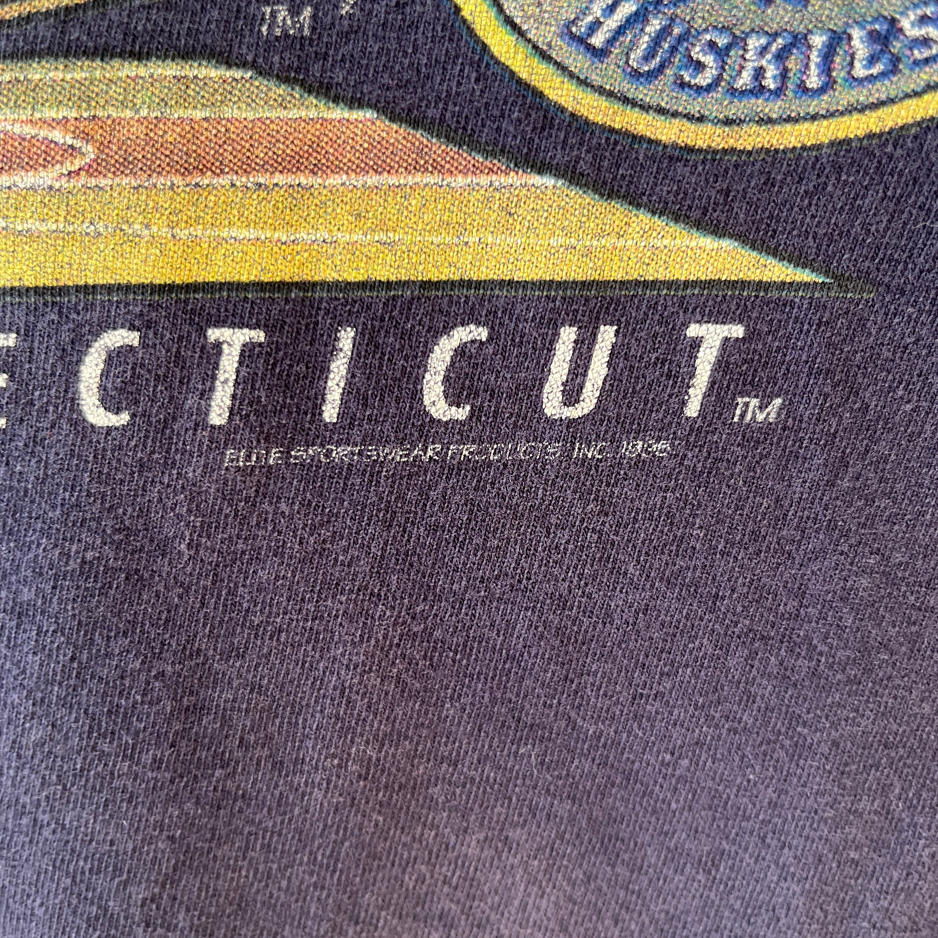 1995 UConn Huskies Basketball T Shirt - !!!