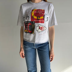 1995 Kansas City Chiefs DIY Cropped T-Shirt !!!!!