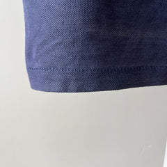 1980s Faded Navy Polo Style T Shirt