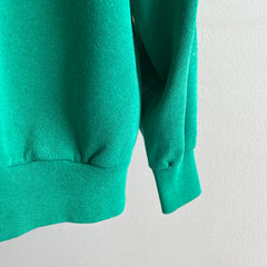 1980s Sun Faded Green Sweatshirt by Pannill (IYKYK)