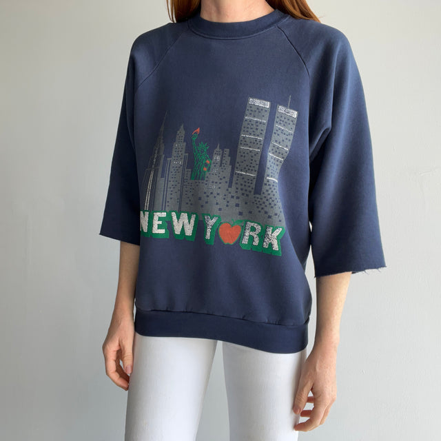 1980s New York Cut Sleeve Sweatshirt - THIS!!!!!!!!!