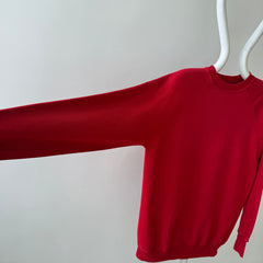 1980s Blank Red Sweatshirt