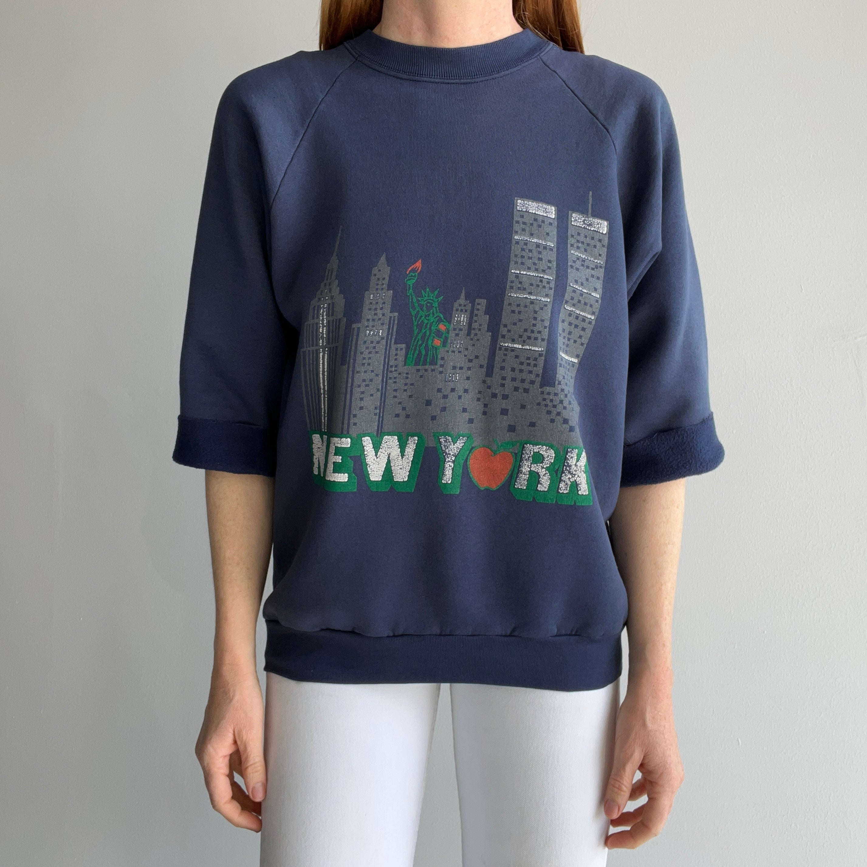 1980s New York Cut Sleeve Sweatshirt - THIS!!!!!!!!!
