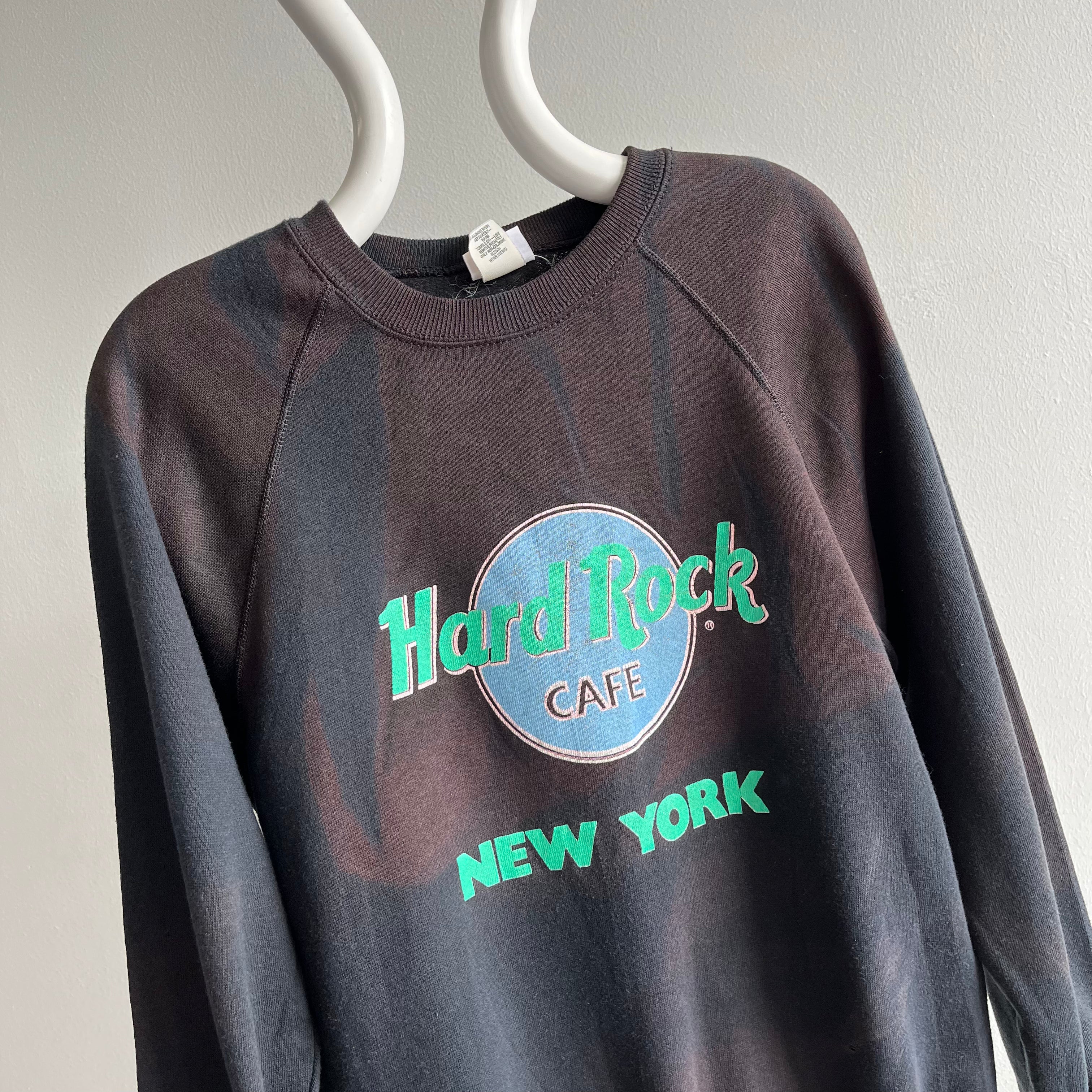 1980s Sun Faded New York Hard Rock Cafe Sweatshirt