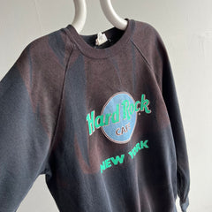 1980s Sun Faded New York Hard Rock Cafe Sweatshirt