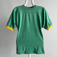 1970s Football Ring Tee with No 9 On the Backside