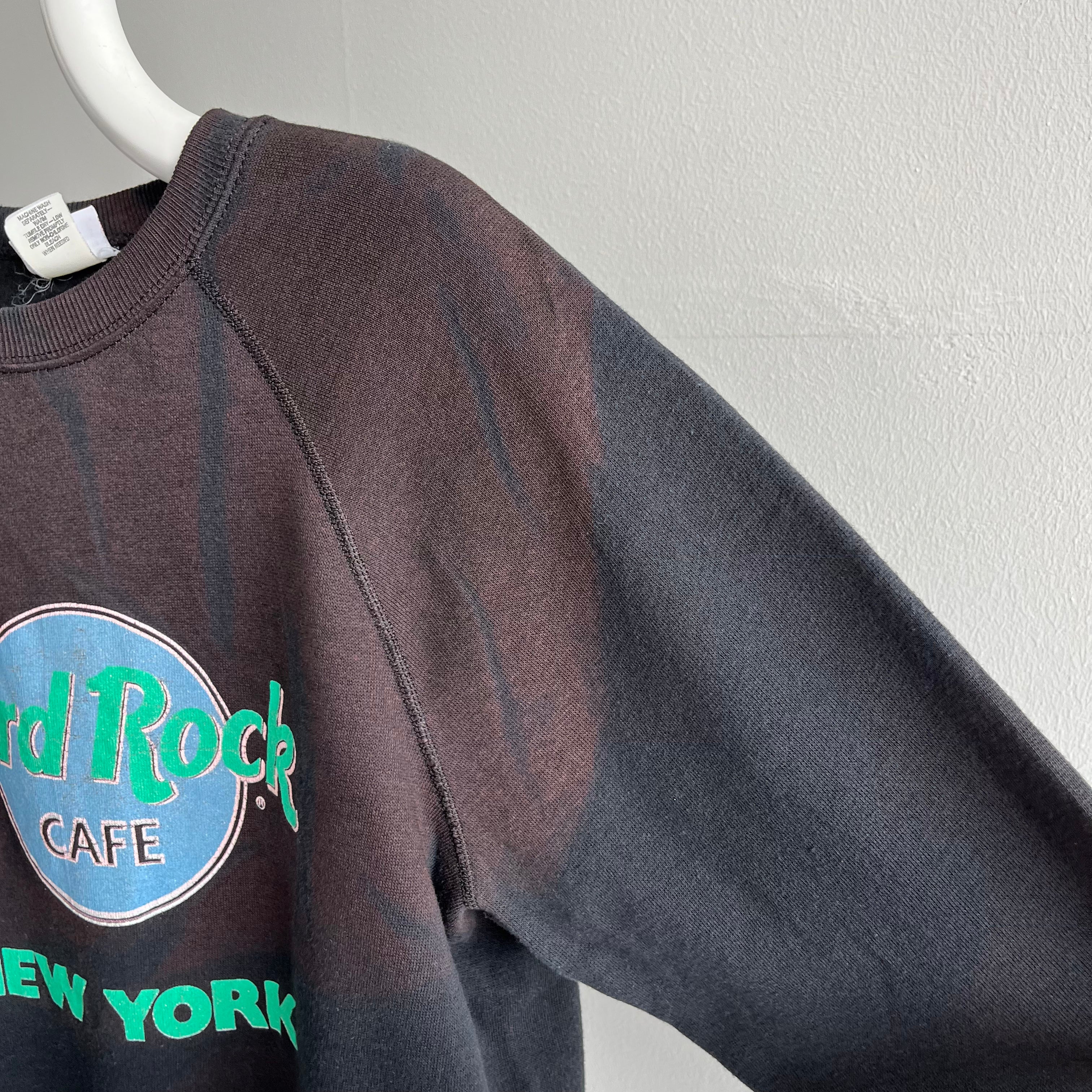 1980s Sun Faded New York Hard Rock Cafe Sweatshirt