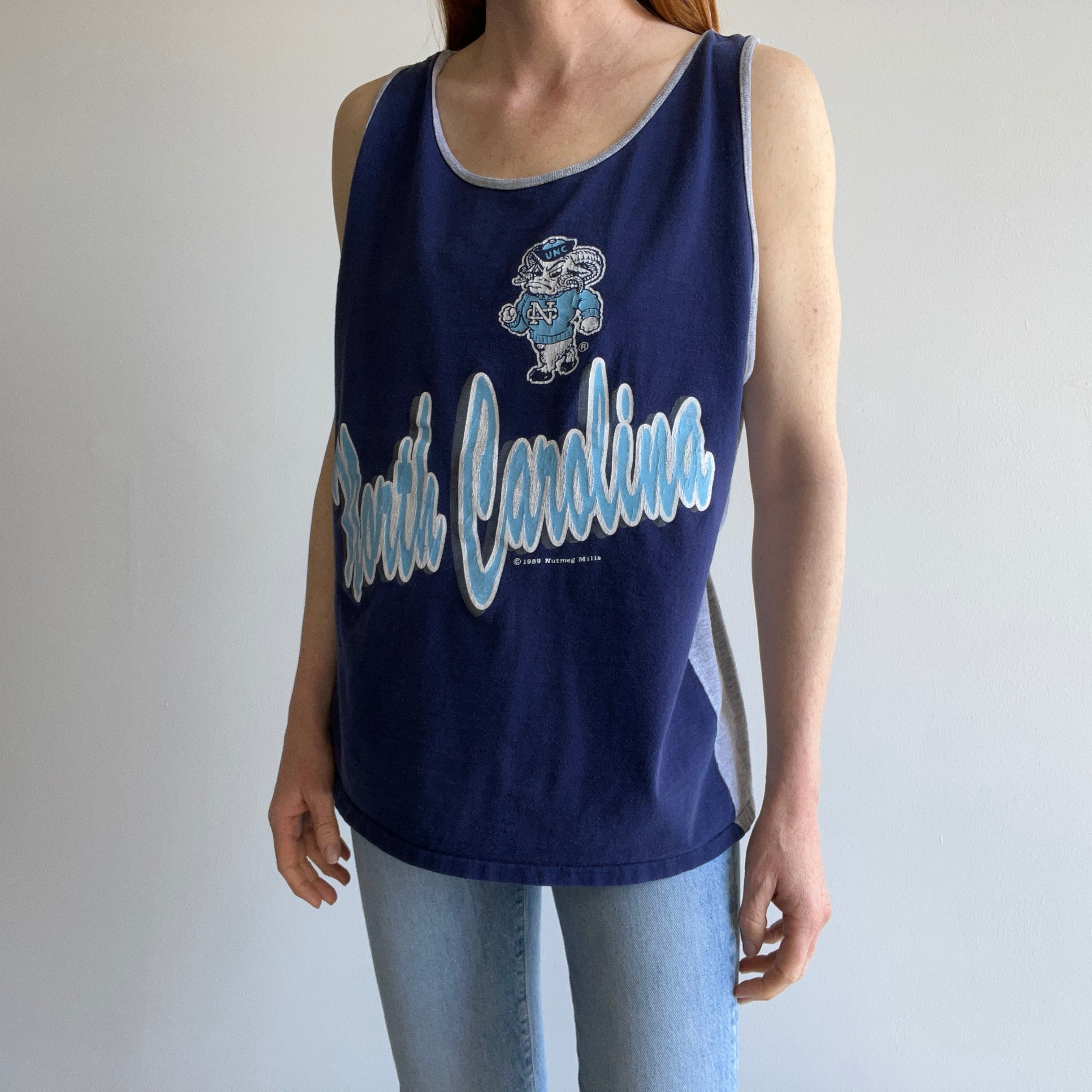 1989 North Carolina Two Tone Tank Top by Nutmeg