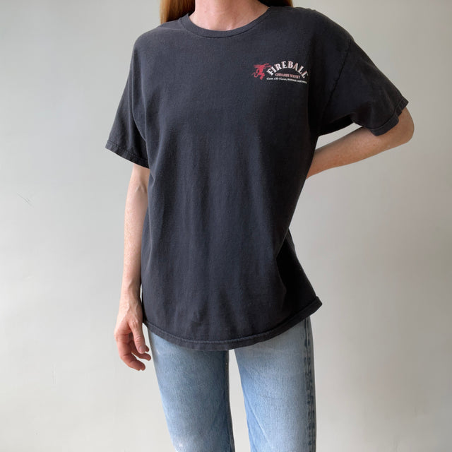 2000s Fireball Alcohol T-Shirt - Hangover Not Included