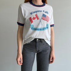 1970s Niagara Falls Canada x USA Ring T-Shirt