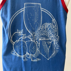 1970s Wine And Cheese Tank Top !!!!! The Backside Too