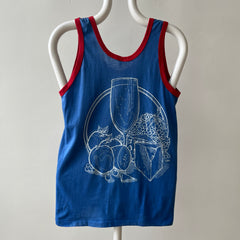 1970s Wine And Cheese Tank Top !!!!! The Backside Too