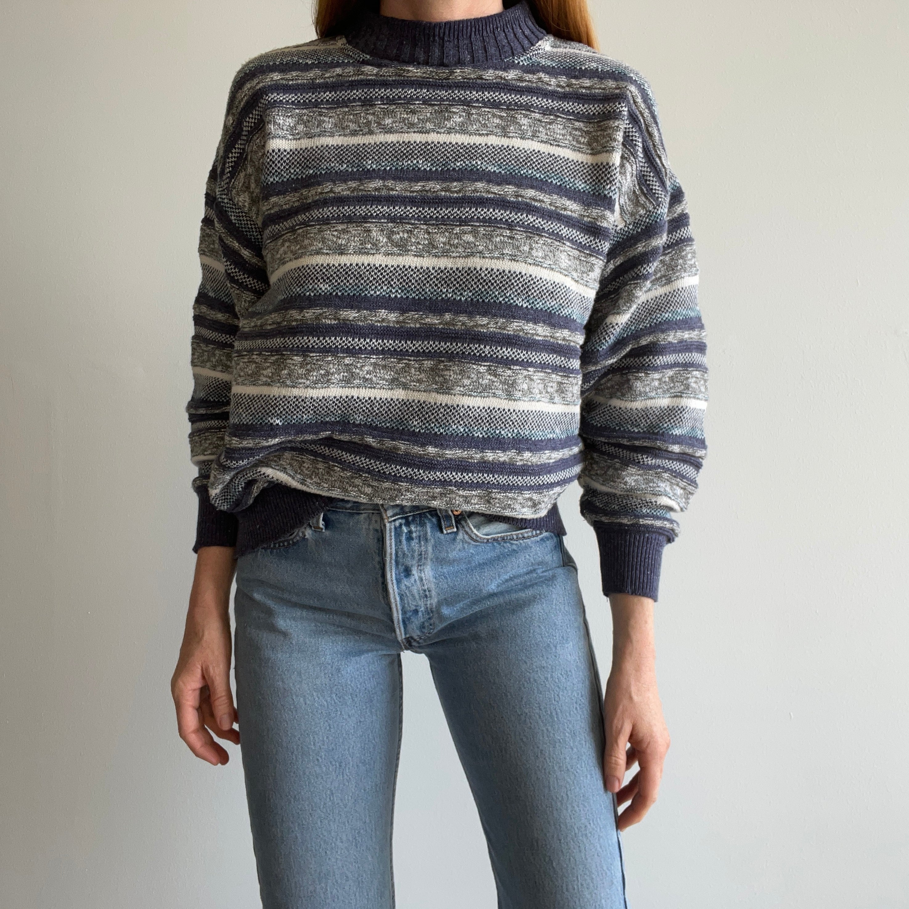 1990/2000s Cooji Style Sweater - Made in Italy, Cotton Blend