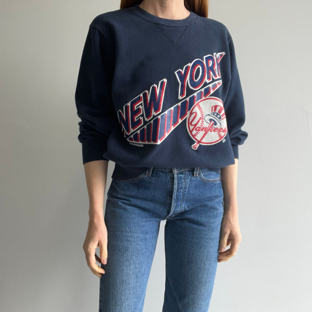 1989 New York Yankees Single V Super Collectible Sweatshirt - Soft and Wonderful