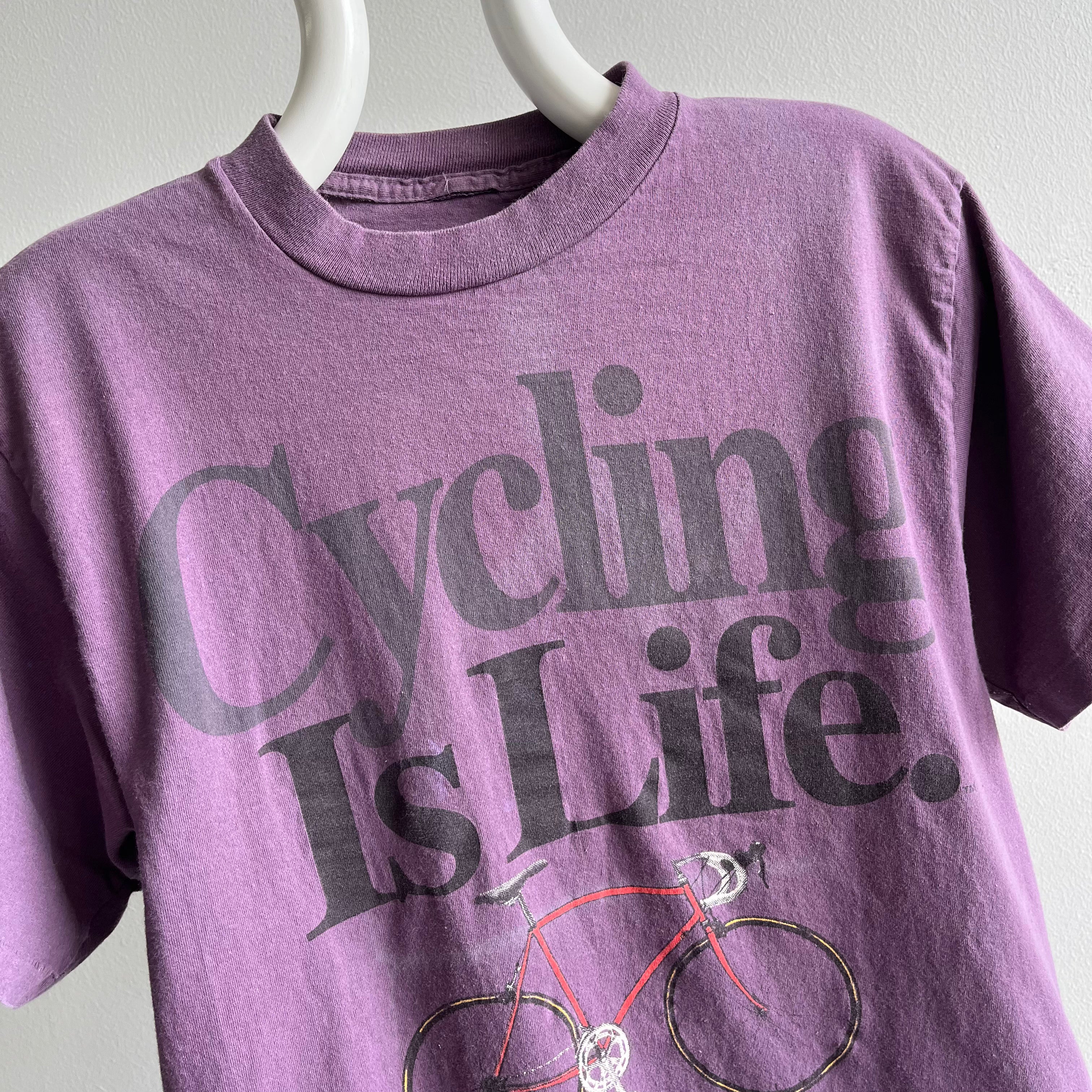 1990 Cycling is Life T-Shirt