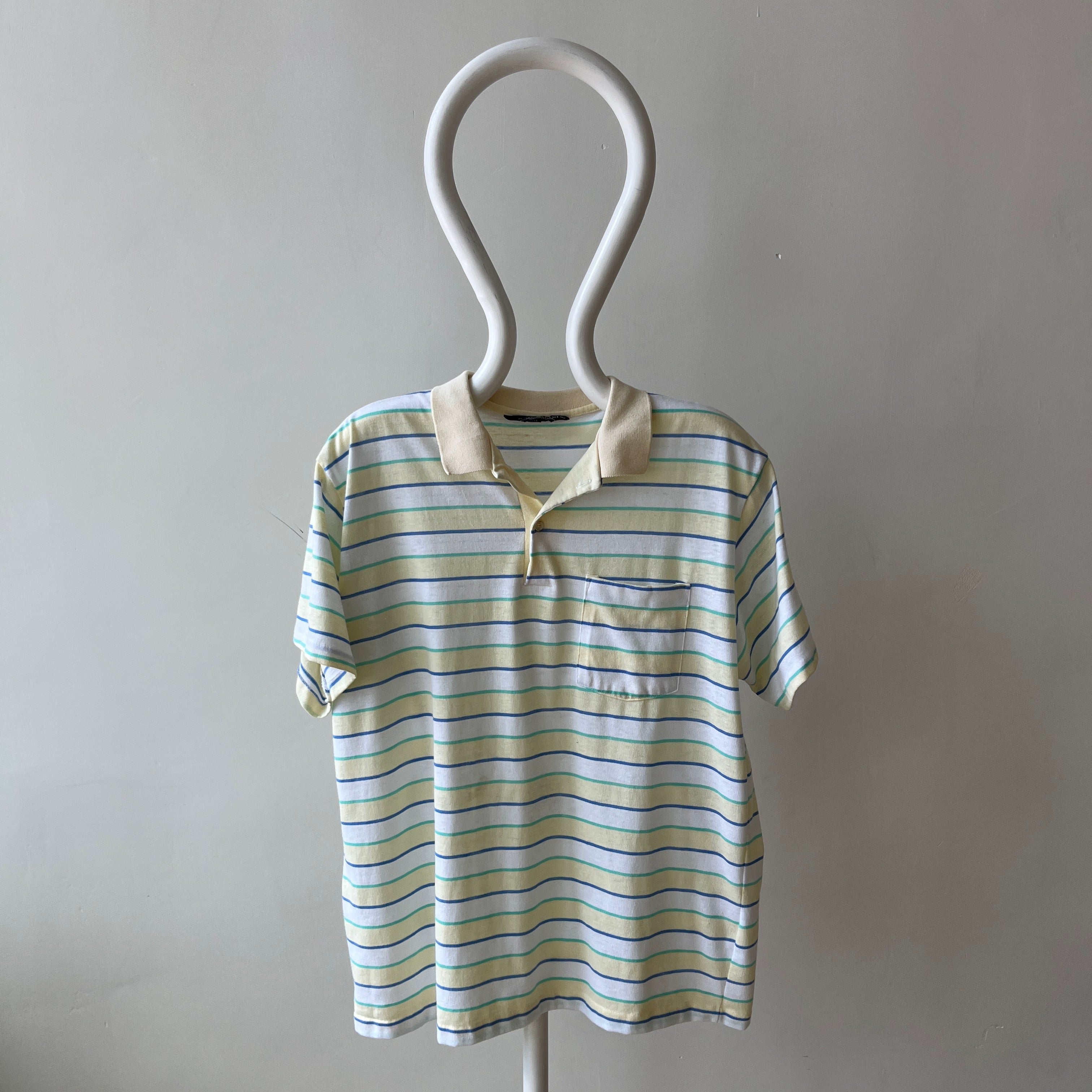 1970/80s Striped Polo Shirt
