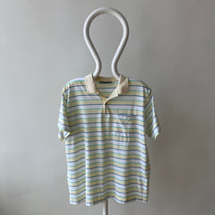 1970/80s Striped Polo Shirt
