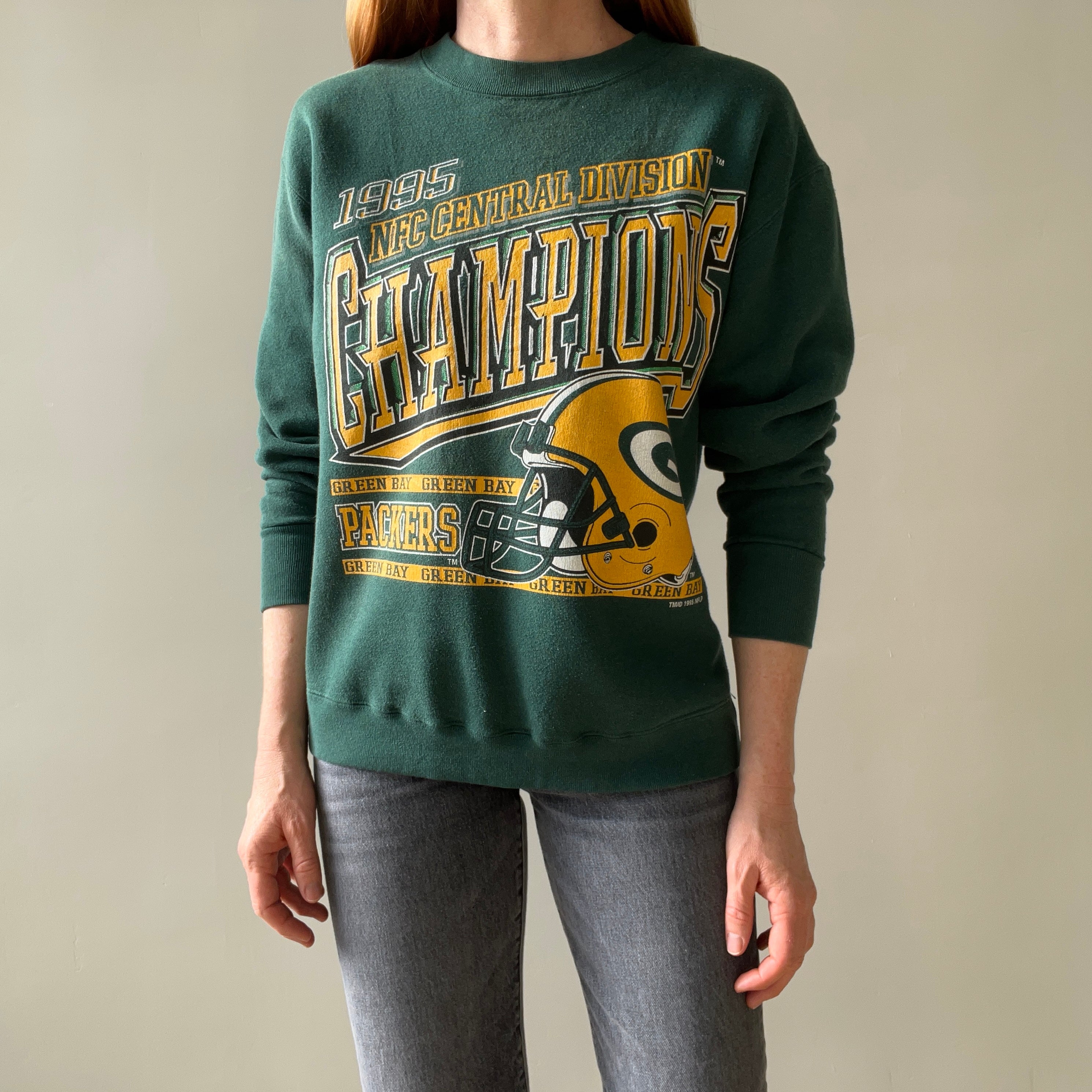 1995 Green Bay Packers NFC Central Division Champions Sweatshirt - great gift!