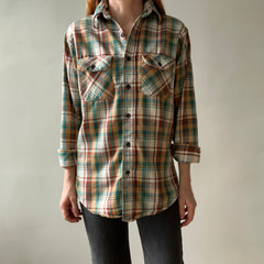 1970/80s Cotton Flannel (not flannel fabric) Shirt