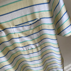1970/80s Striped Polo Shirt