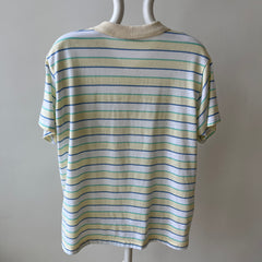 1970/80s Striped Polo Shirt