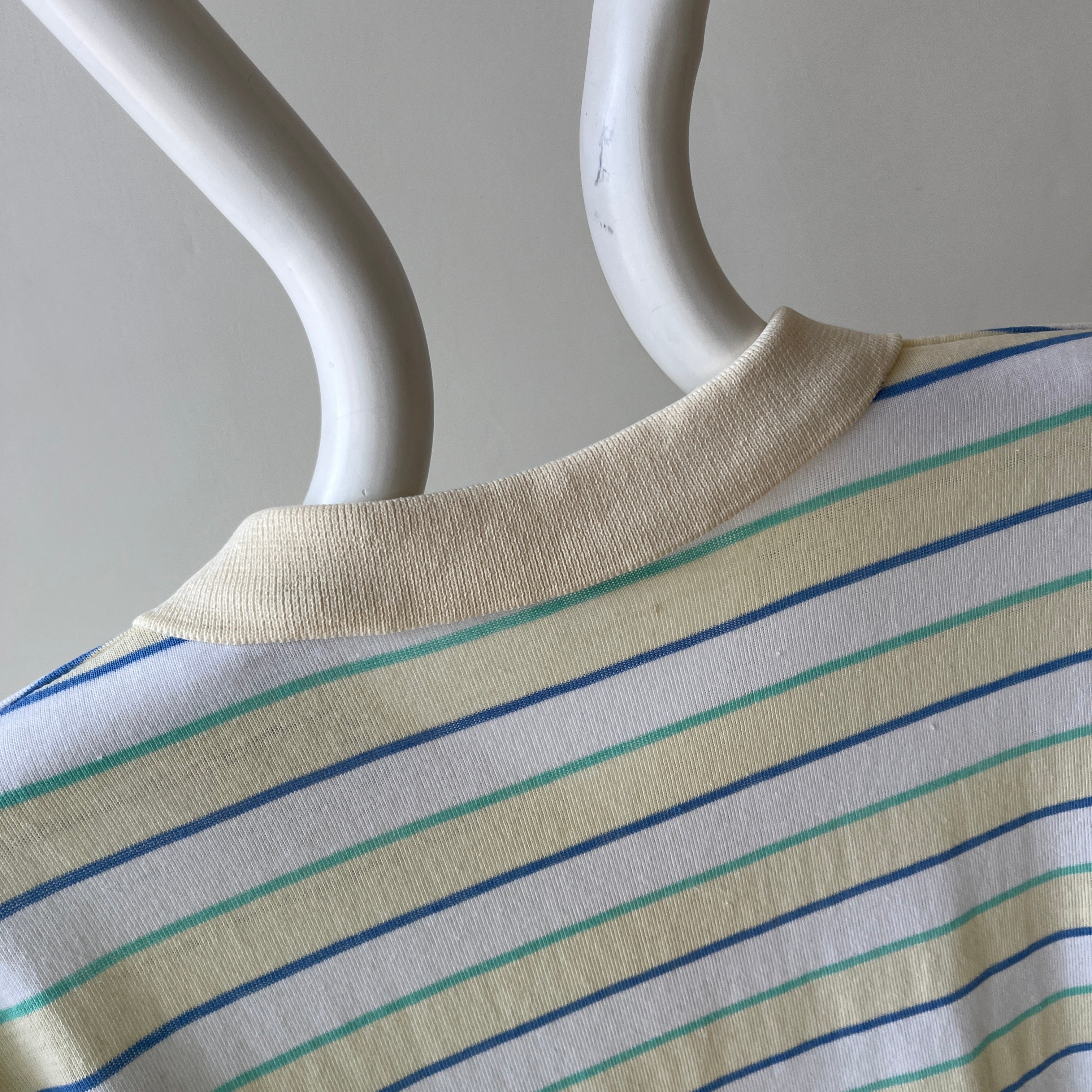 1970/80s Striped Polo Shirt