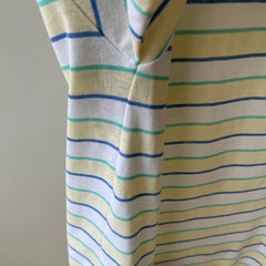 1970/80s Striped Polo Shirt