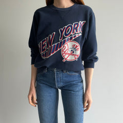 1989 New York Yankees Single V Super Collectible Sweatshirt - Soft and Wonderful