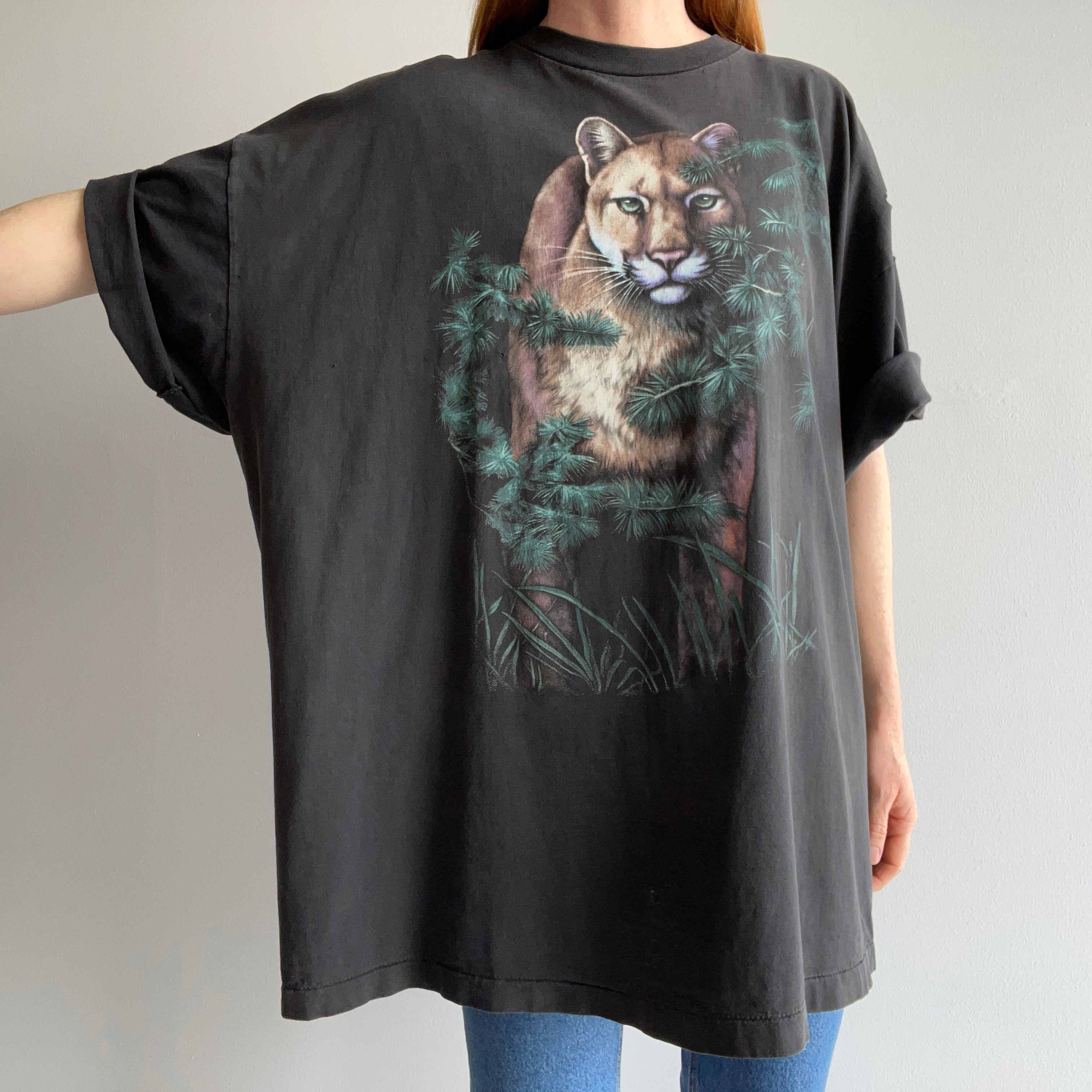 1995 5X Mountain Lion P22 (LA People Know) Nicely Beat Up T-Shirt